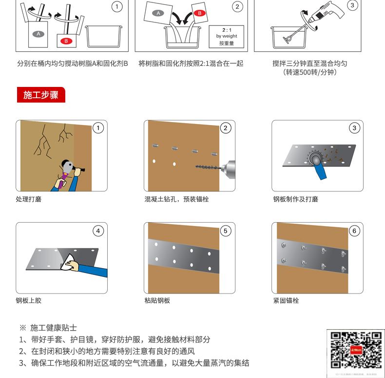 包钢番禺粘钢加固施工过程